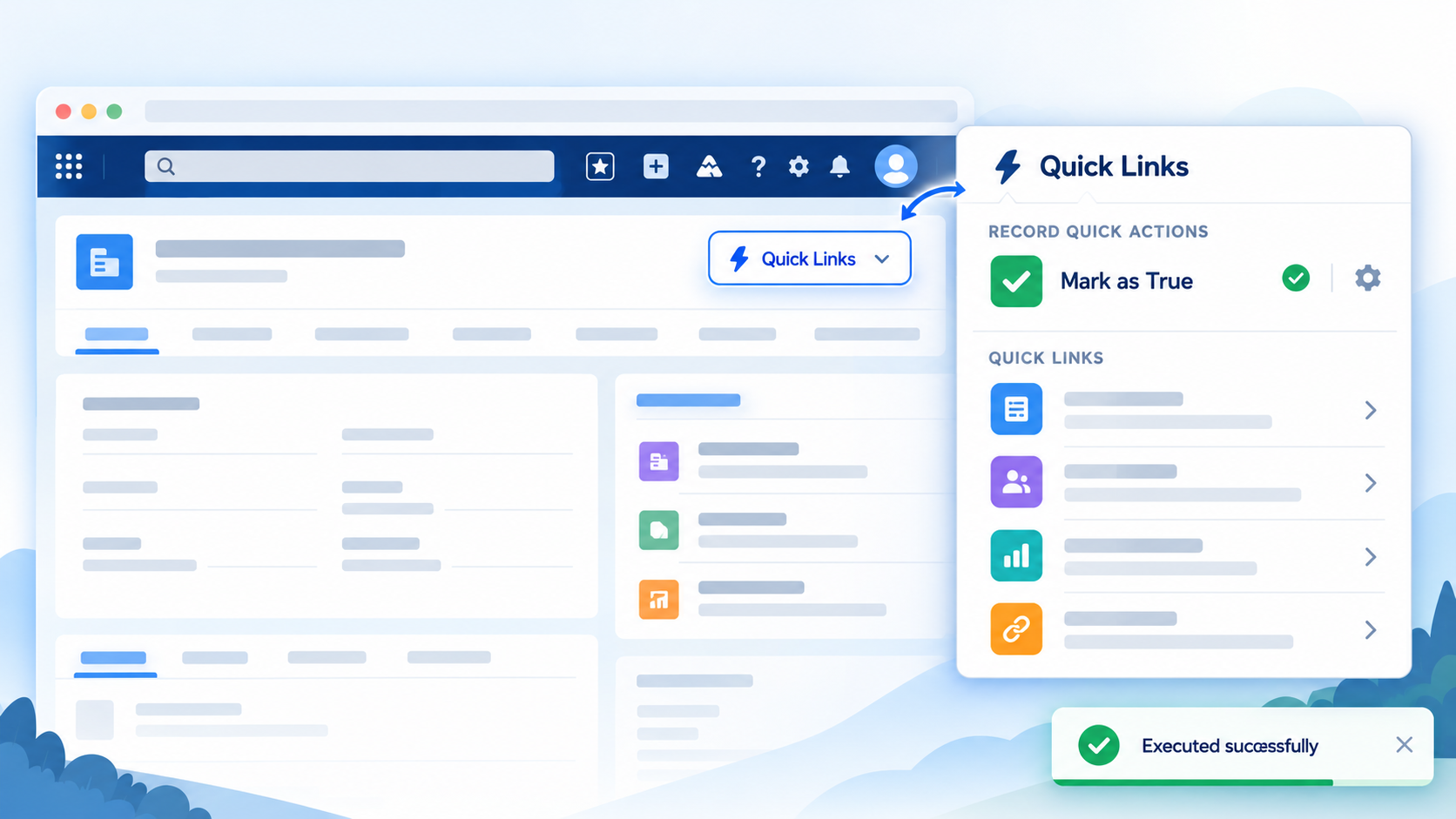 Record Quick Actions de SFOC en Salesforce